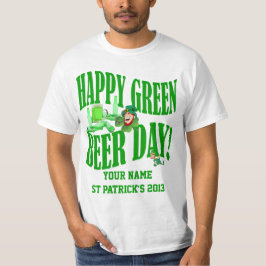 Camiseta Día de la cerveza verde St Patrick