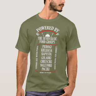Camiseta Día de la Cocina Polaca Pierogi Kielbasa Paczki