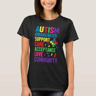 Camiseta Día de la Conciencia sobre el Autismo Apoyo al Niñ