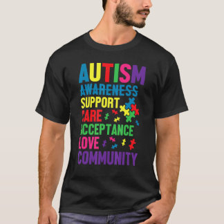 Camiseta Día de la Conciencia sobre el Autismo Apoyo al Niñ