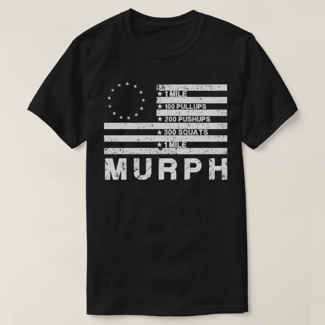 Camiseta Día de la Conmemoración Desafío Murph 2023 nos afl (Diseño del anverso)
