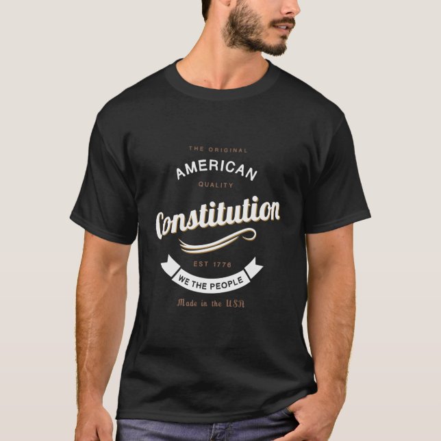 Camiseta Día De La Constitución De Estados Unidos 1776 Noso (Anverso)
