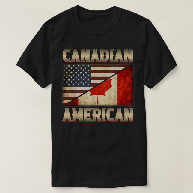 Camiseta Día de la Cuidada Canadá Bandera canadiense-estado (Diseño del anverso)