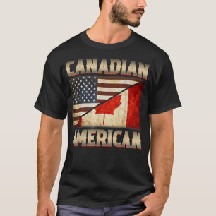 Camiseta Día de la Cuidada Canadá Bandera canadiense-estado