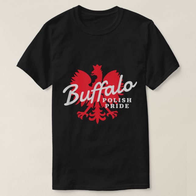 Camiseta Día de la Dinastía de Búfalo Día del Orgullo Polac (Diseño del anverso)