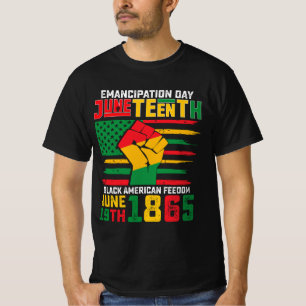 Camiseta Día de la Emancipación de Juneteenth Libertad Negr