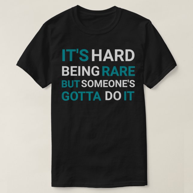 Camiseta Día de la Enfermedad Rara 2022 es difícil ser raro (Diseño del anverso)