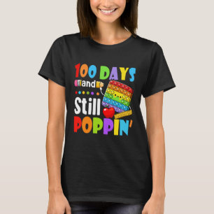 Camiseta Día De La Escuela 100 Días Y Todavía Poppin Kids