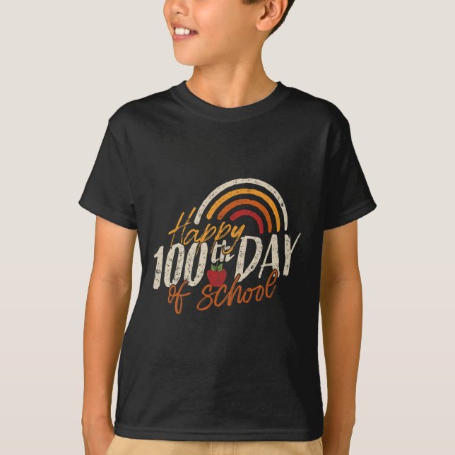 Camiseta Día De La Escuela 2025 100 Días De Escuela (Anverso)
