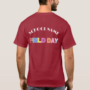 Camiseta Día de la escuela Día deportivo 2025 Escuadrón de