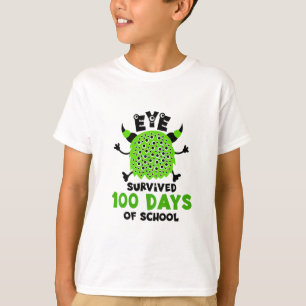 Camiseta Día De La Escuela Monstruos Niños Niños Ojos Sobre