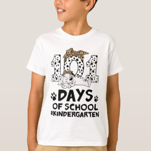 Camiseta Día De La Escuela Perro Dalmatiano 100 Días De Pri