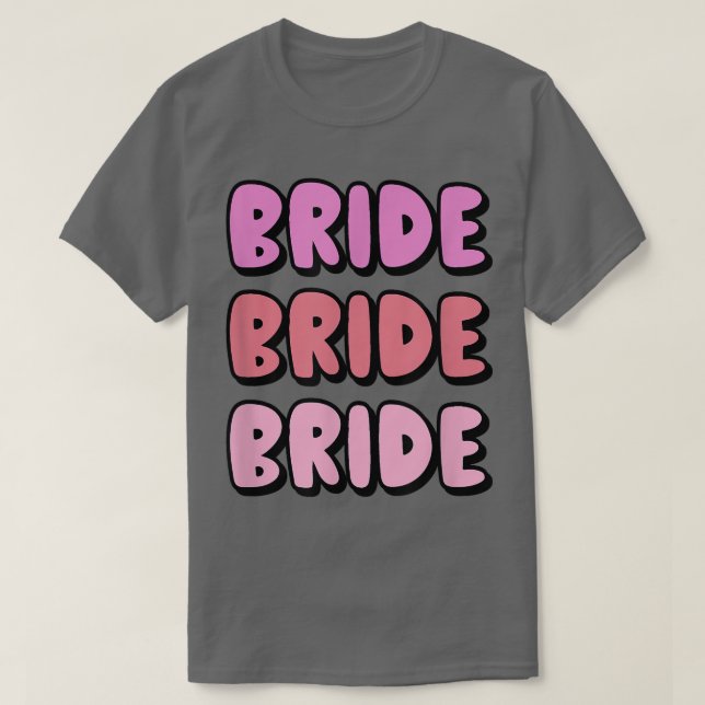 Camiseta Día de la fiesta de la familia de la novia Rehears (Diseño del anverso)