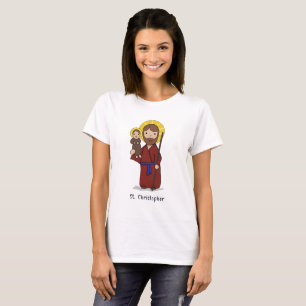 Camiseta Día de la Fiesta de San Cristóbal Santo 