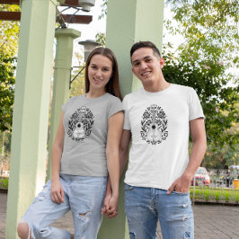 Camiseta Día de la guitarra floral del diseño muerto