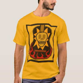 Camiseta Día de la guitarra muerta del cráneo