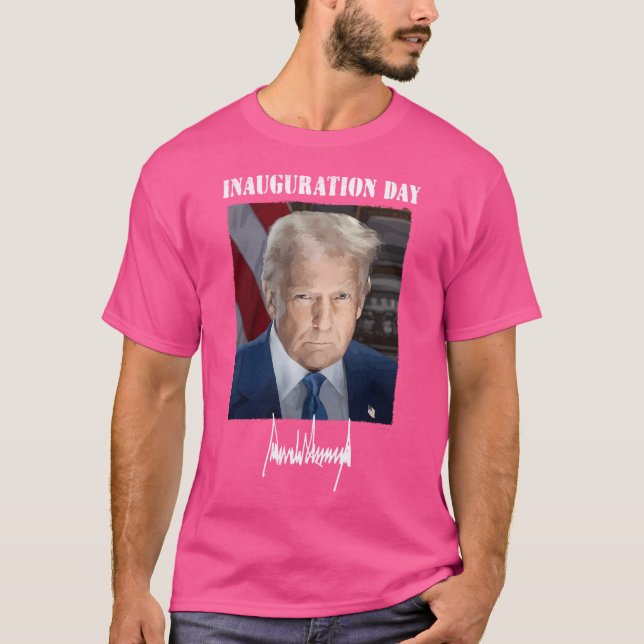 Camiseta Día de la Inauguración 2025 Presidente Donald Trum (Anverso)