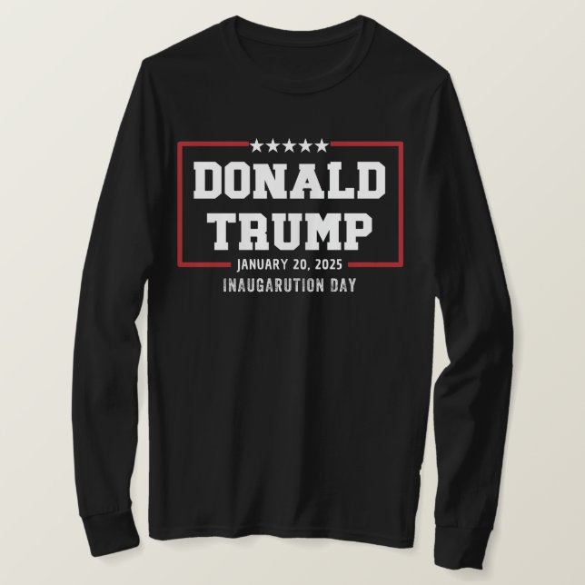Camiseta Día de la Inauguración de Donald Trump 2025 47º pr (Anverso del diseño)