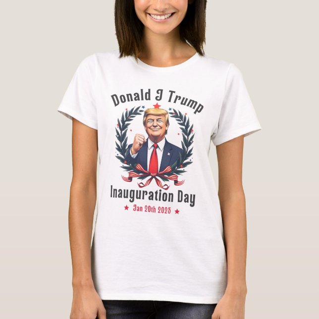 Camiseta Día de la Inauguración de Trump 2025 Donald J Trum (Anverso)