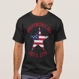 Camiseta Día De La Independencia 1776 Cuarto De Julio Fla E