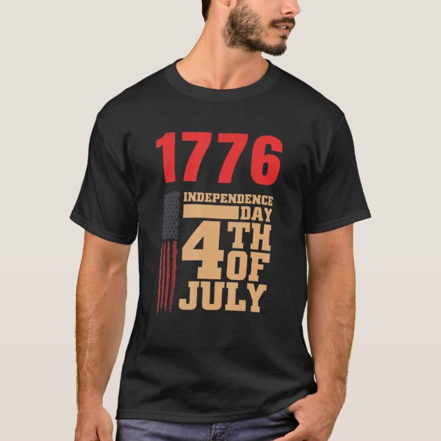 Camiseta Día de la Independencia 4 de julio Orgullo Patriót (Anverso)