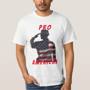 Camiseta Día de la Independencia 4 de julio Soldado pro-