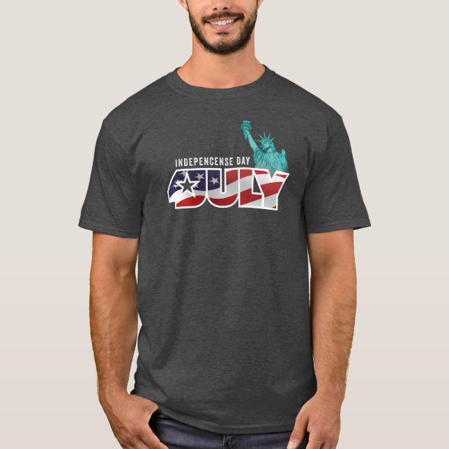 Camiseta Día de la Independencia | Aldulto (Anverso)