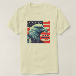 Camiseta Día de la Independencia Americana Águila Calva Pat