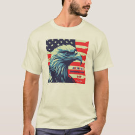 Camiseta Día de la Independencia Americana Águila Calva Pat