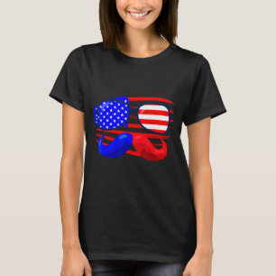 Camiseta día de la independencia americana bandera american