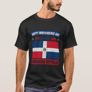 Camiseta Día de la Independencia Celebración República Domi