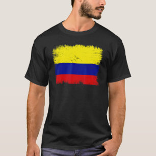 Camiseta Día de la Independencia Colombiana con Bandera Vin