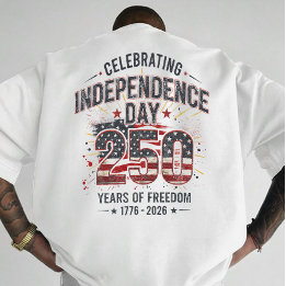 Camiseta Día de la Independencia de América 250 Libertad