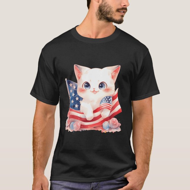 Camiseta Día De La Independencia De Ee.Uu. (Anverso)
