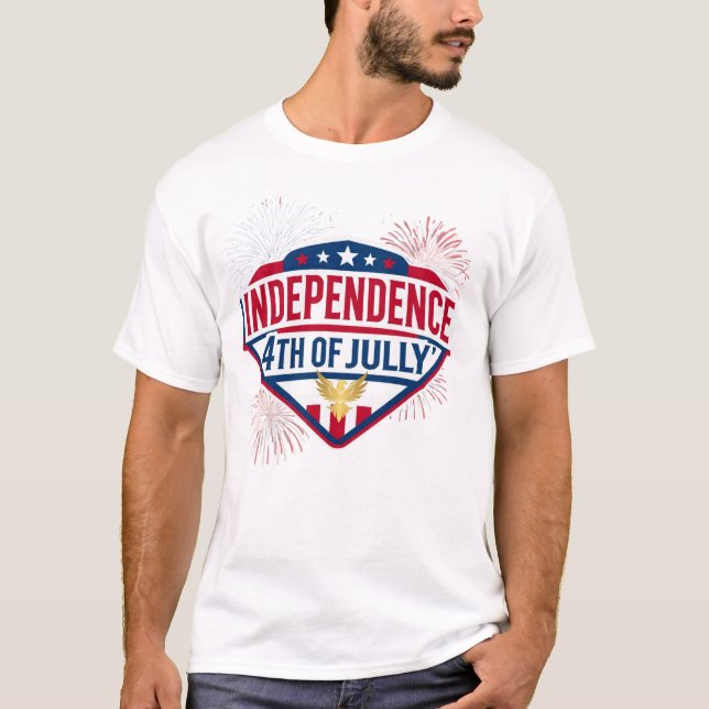 Camiseta Día de la Independencia de EE. UU. (Anverso)