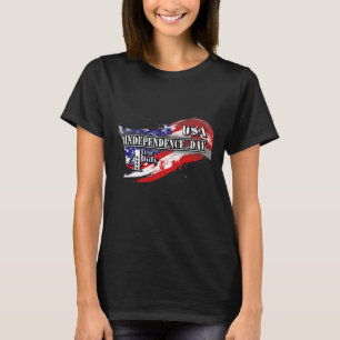Camiseta Día de la Independencia de Ee.Uu. 4 de julio Bande