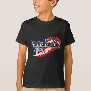 Camiseta Día de la Independencia de Ee.Uu. 4 de julio Bande