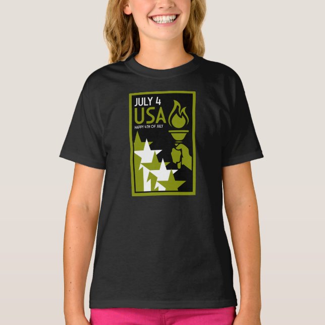 Camiseta Día de la Independencia de Estados Unidos (Anverso)