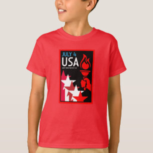Camiseta Día de la Independencia de Estados Unidos