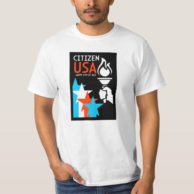 Camiseta Día de la Independencia de Estados Unidos (Anverso)
