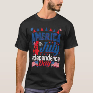Camiseta Día de la Independencia de Estados Unidos 4 de jul
