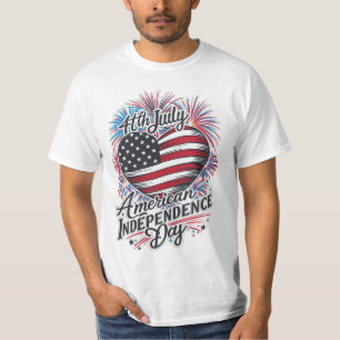Camiseta Día de la Independencia de Estados Unidos, diseño