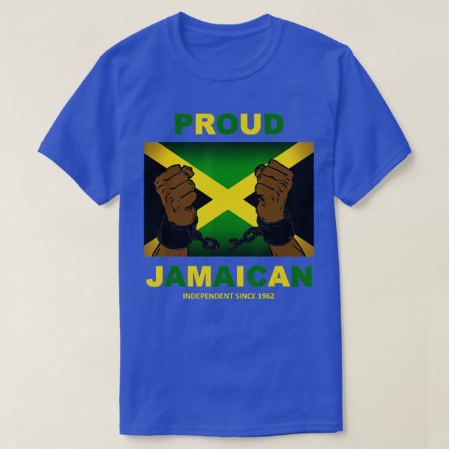Camiseta Día de la independencia de Jamaica 2022 Orgulloso  (Diseño del anverso)