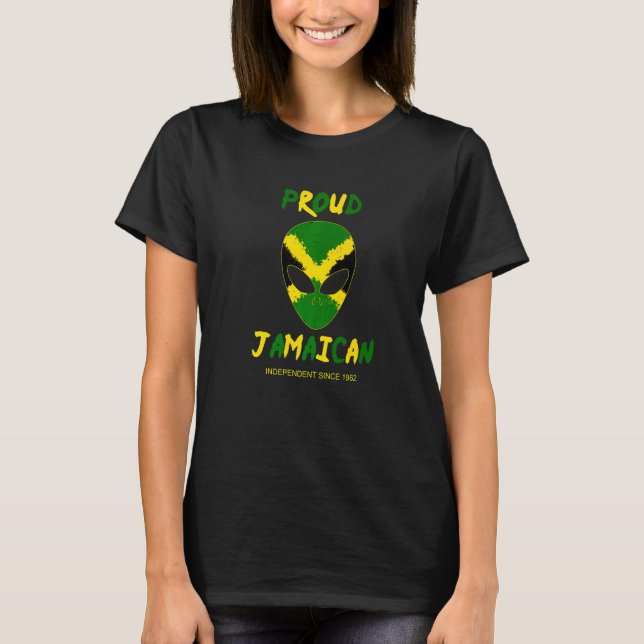 Camiseta Día de la Independencia de Jamaica Orgullo de las  (Anverso)