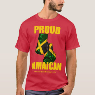 Camiseta Día de la independencia de Jamaica Orgulloso Glo d