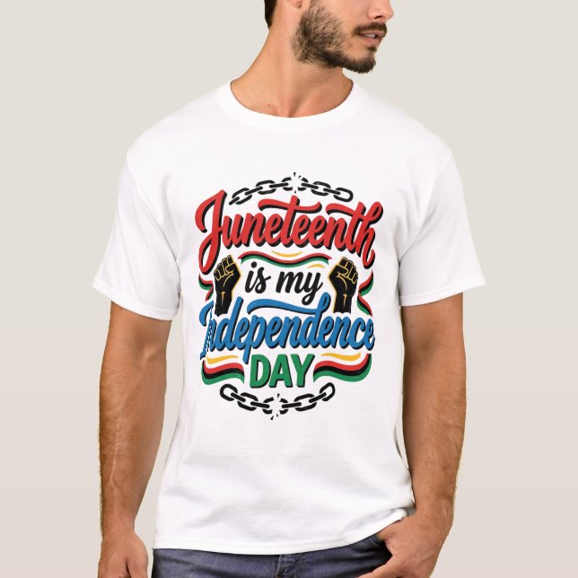 Camiseta Día de la Independencia de Juneteenth Diseño de ca (Anverso)