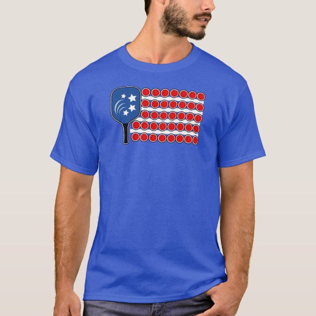 Camiseta Día de la Independencia de la Bandera Americana de (Anverso)