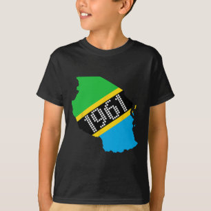 Camiseta Día de la Independencia de la bandera de Tanzania