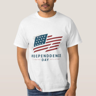 Camiseta Día de la Independencia de la Bandera Estadouniden