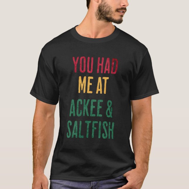 Camiseta Día de la Independencia de la Comida de Ackee y Co (Anverso)